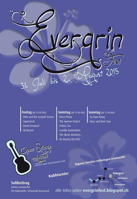 Flyer Evergrin Fest